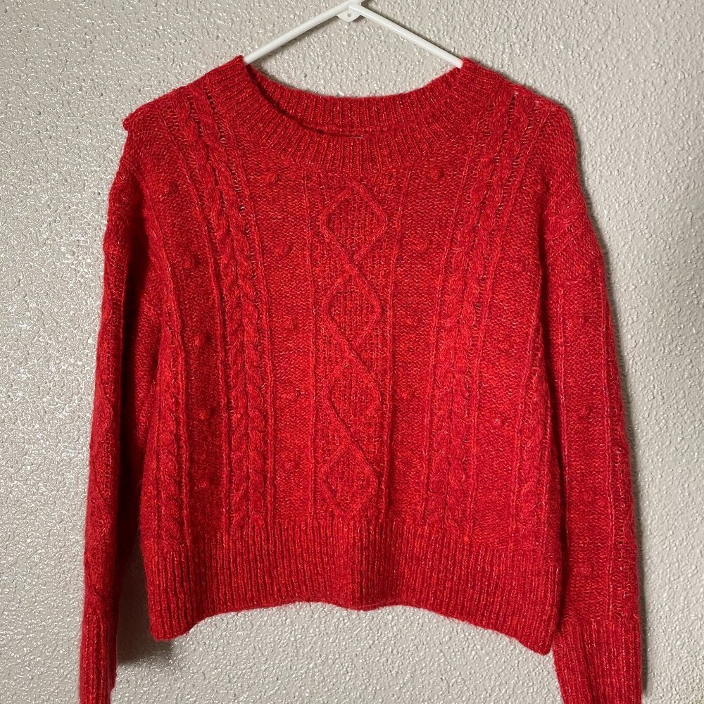 Old Navy Bright Red Sweater (XS Petite)